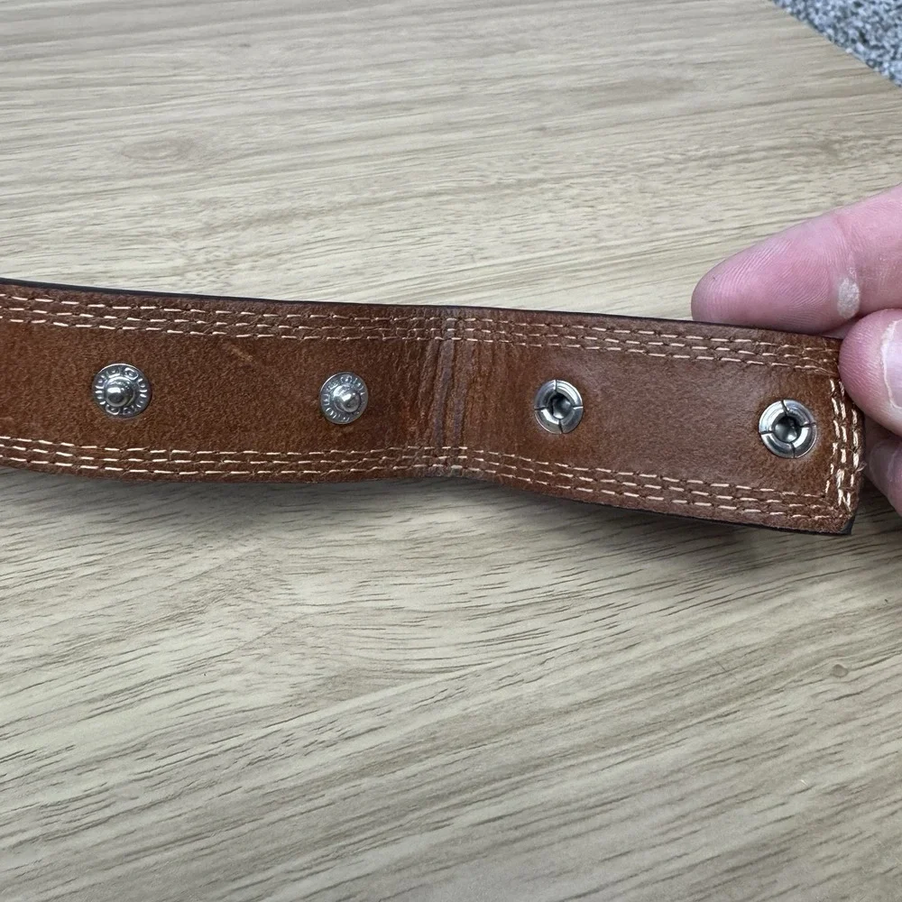Ariat Rodeo Champion Belt Boys Size 26 Genuine Leather A1305802 No Buckle Youth